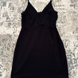 Express Black Mini Dress - Size Extra Small